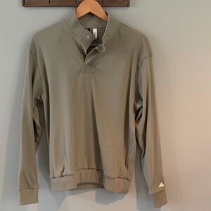 Adidas Golf Go To Cozy Sage Green Pullover M